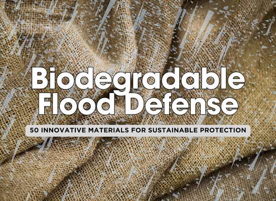 50 Biodegradable Materials for Eco-Friendly Flood Barriers